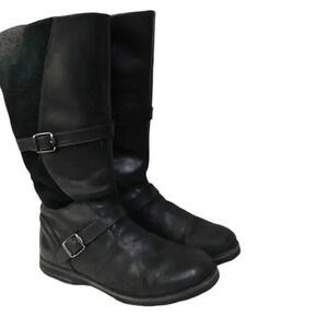 L.L. bean black buckle riding boots size 8 wide